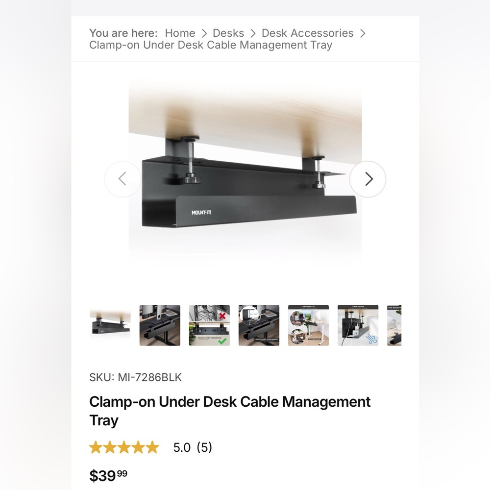 BNNU cord management system for desk